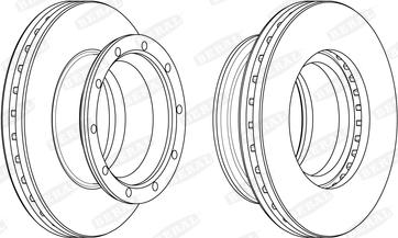 Beral BCR346A - Гальмівний диск avtolavka.club