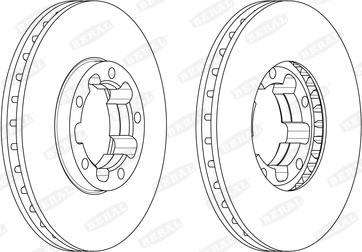 Beral BCR326A - Гальмівний диск avtolavka.club
