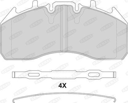 Beral BCV29187BK - Гальмівні колодки, дискові гальма avtolavka.club