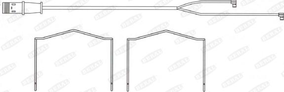 Beral UAI132 - Сигналізатор, знос гальмівних колодок avtolavka.club