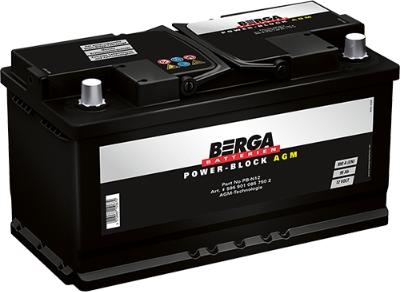 BERGA 5959010857502 - Стартерна акумуляторна батарея, АКБ avtolavka.club