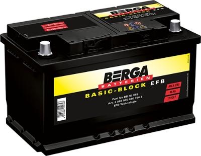 BERGA 5805000807902 - Стартерна акумуляторна батарея, АКБ avtolavka.club
