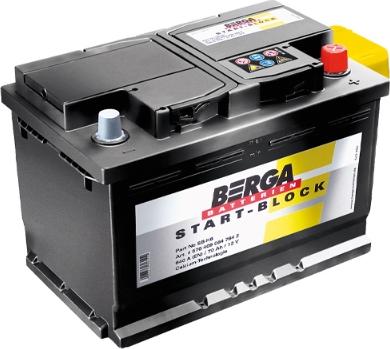 BERGA 5354000337642 - Стартерна акумуляторна батарея, АКБ avtolavka.club