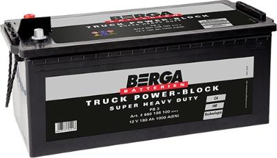 BERGA 680108100A792 - Стартерна акумуляторна батарея, АКБ avtolavka.club