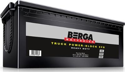 BERGA 725500120H432 - Стартерна акумуляторна батарея, АКБ avtolavka.club