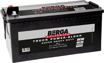 BERGA 725103115A792 - Стартерна акумуляторна батарея, АКБ avtolavka.club
