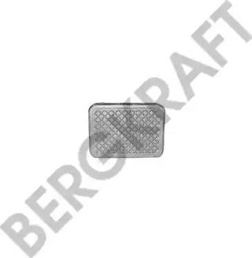 BergKraft BK2928221SP - Накладка на педаль, педаль зчеплення avtolavka.club