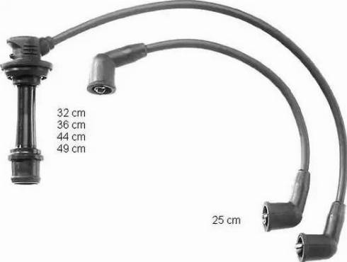 BorgWarner (BERU) ZEF930 - Комплект проводів запалювання avtolavka.club