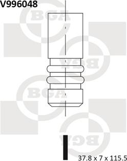 BGA V996048 - Випускний клапан avtolavka.club