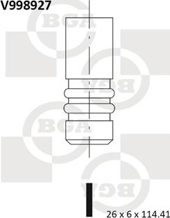 BGA V998927 - Випускний клапан avtolavka.club