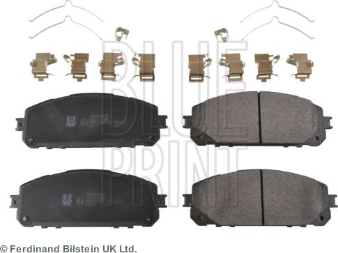 Blue Print ADA104279 - Гальмівні колодки, дискові гальма avtolavka.club