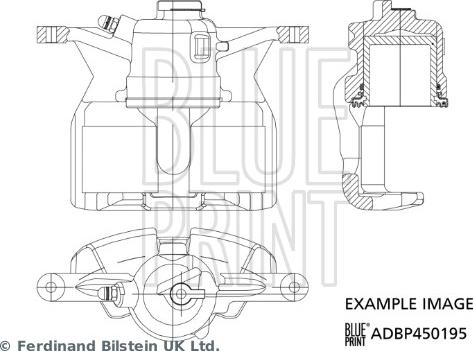 Blue Print ADBP450195 - Гальмівний супорт avtolavka.club