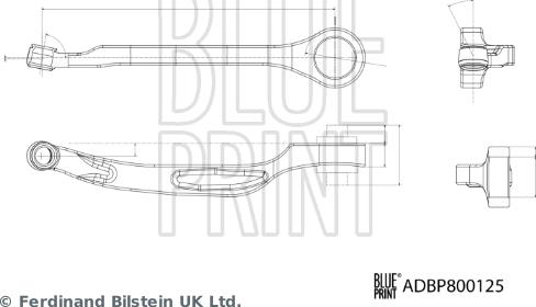 Blue Print ADBP800125 - Подушка, підвіска двигуна avtolavka.club