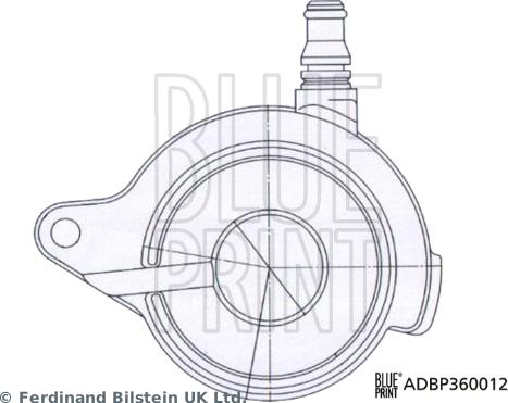 Blue Print ADBP360012 - Центральний вимикач, система зчеплення avtolavka.club