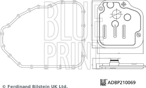 Blue Print ADBP210069 - Гідрофільтри, автоматична коробка передач avtolavka.club