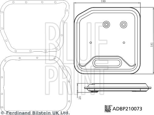 Blue Print ADBP210073 - Гідрофільтри, автоматична коробка передач avtolavka.club