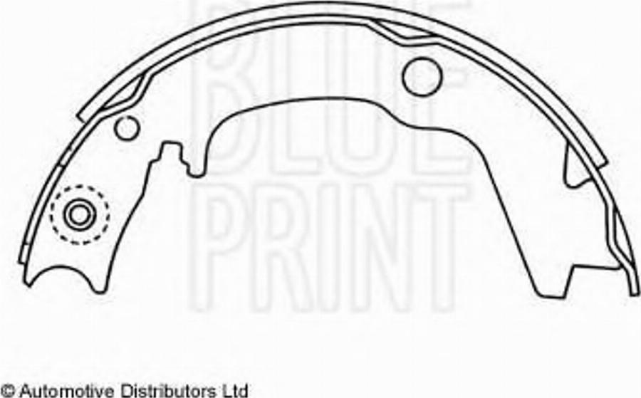 Blue Print ADC44121 - Комплект гальм, барабанний механізм avtolavka.club