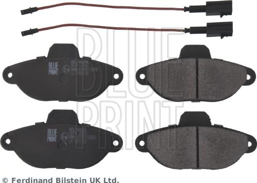 Blue Print ADL144206 - Гальмівні колодки, дискові гальма avtolavka.club