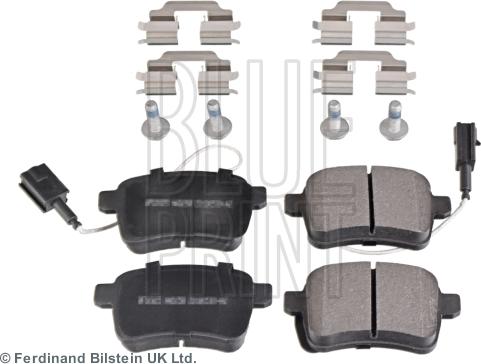 Blue Print ADL144224 - Гальмівні колодки, дискові гальма avtolavka.club