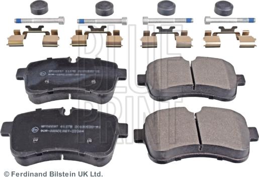 Blue Print ADL144220 - Гальмівні колодки, дискові гальма avtolavka.club