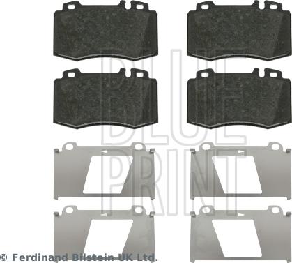 Blue Print ADU174214 - Гальмівні колодки, дискові гальма avtolavka.club