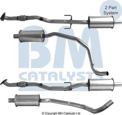 BM Catalysts BM50970 - Труба вихлопного газу avtolavka.club