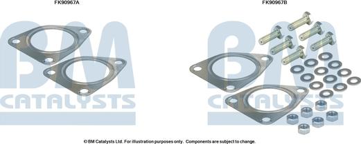 BM Catalysts FK90967 - Монтажний комплект, каталізатор avtolavka.club