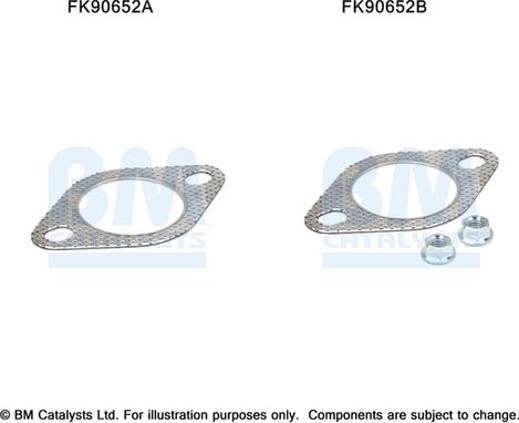 BM Catalysts FK90652 - Монтажний комплект, каталізатор avtolavka.club