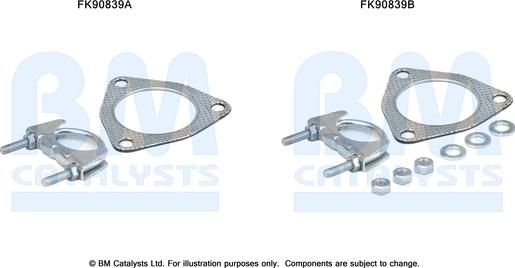 BM Catalysts FK90839 - Монтажний комплект, каталізатор avtolavka.club