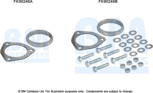 BM Catalysts FK90246 - Монтажний комплект, каталізатор avtolavka.club