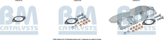 BM Catalysts FK91471 - Монтажний комплект, каталізатор avtolavka.club