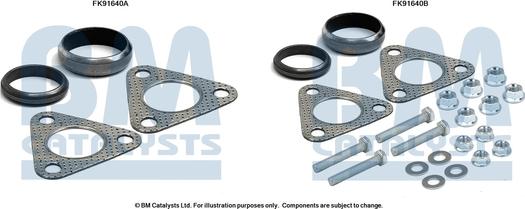 BM Catalysts FK91640 - Монтажний комплект, каталізатор avtolavka.club