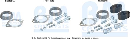 BM Catalysts FK91054 - Монтажний комплект, каталізатор avtolavka.club