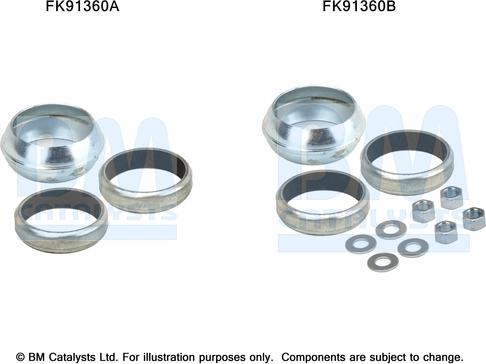 BM Catalysts FK91360 - Монтажний комплект, каталізатор avtolavka.club