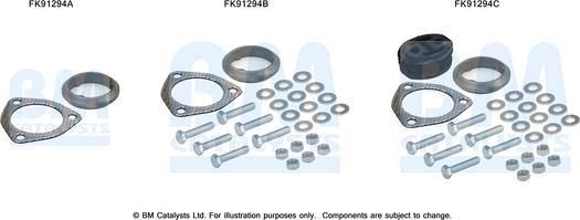 BM Catalysts FK91294 - Монтажний комплект, каталізатор avtolavka.club