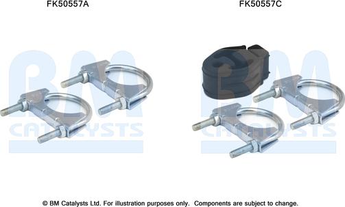 BM Catalysts FK50557 - Монтажний комплект, труба вихлопного газу avtolavka.club