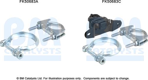 BM Catalysts FK50683 - Монтажний комплект, труба вихлопного газу avtolavka.club