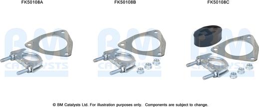 BM Catalysts FK50108 - Монтажний комплект, труба вихлопного газу avtolavka.club