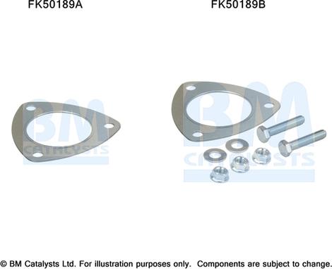 BM Catalysts FK50189 - Монтажний комплект, труба вихлопного газу avtolavka.club