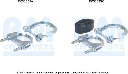 BM Catalysts FK50335 - Монтажний комплект, труба вихлопного газу avtolavka.club