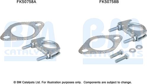 BM Catalysts FK50758 - Монтажний комплект, труба вихлопного газу avtolavka.club