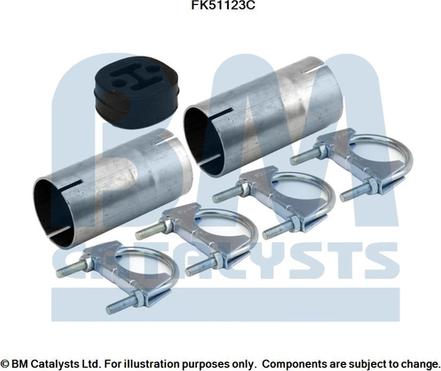 BM Catalysts FK51123 - Монтажний комплект, труба вихлопного газу avtolavka.club