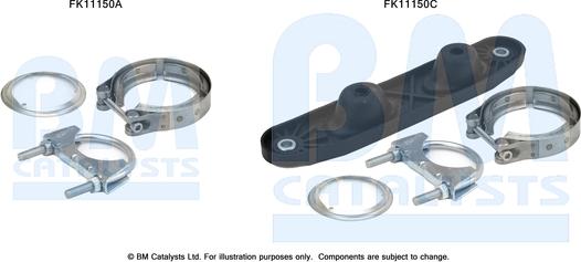 BM Catalysts FK11150 - Монтажний комплект, сажовий / частковий фільтр avtolavka.club