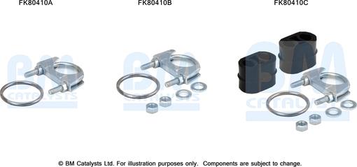 BM Catalysts FK80410 - Монтажний комплект, каталізатор avtolavka.club