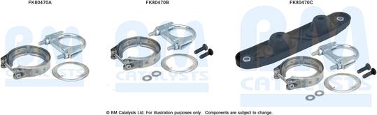 BM Catalysts FK80470 - Монтажний комплект, каталізатор avtolavka.club