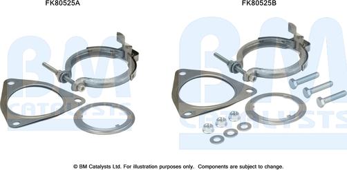 BM Catalysts FK80525 - Монтажний комплект, каталізатор avtolavka.club