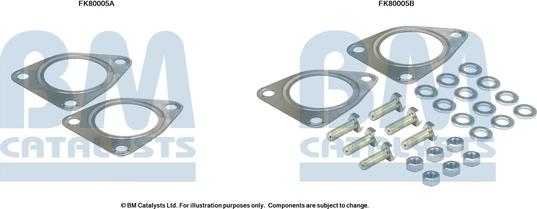 BM Catalysts FK80005 - Монтажний комплект, каталізатор avtolavka.club