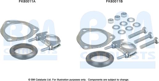 BM Catalysts FK80011 - Монтажний комплект, каталізатор avtolavka.club