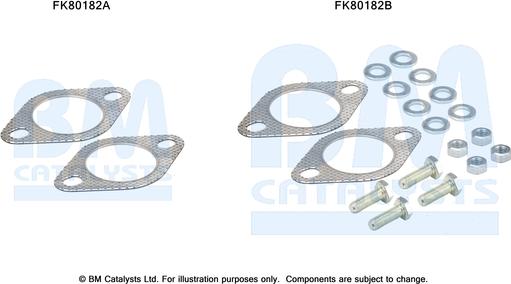 BM Catalysts FK80182 - Монтажний комплект, каталізатор avtolavka.club