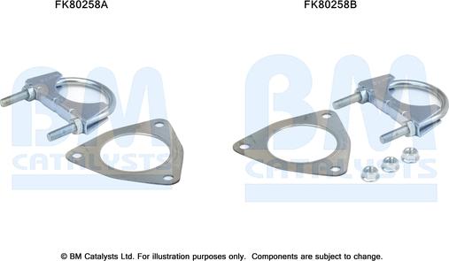 BM Catalysts FK80258 - Монтажний комплект, каталізатор avtolavka.club